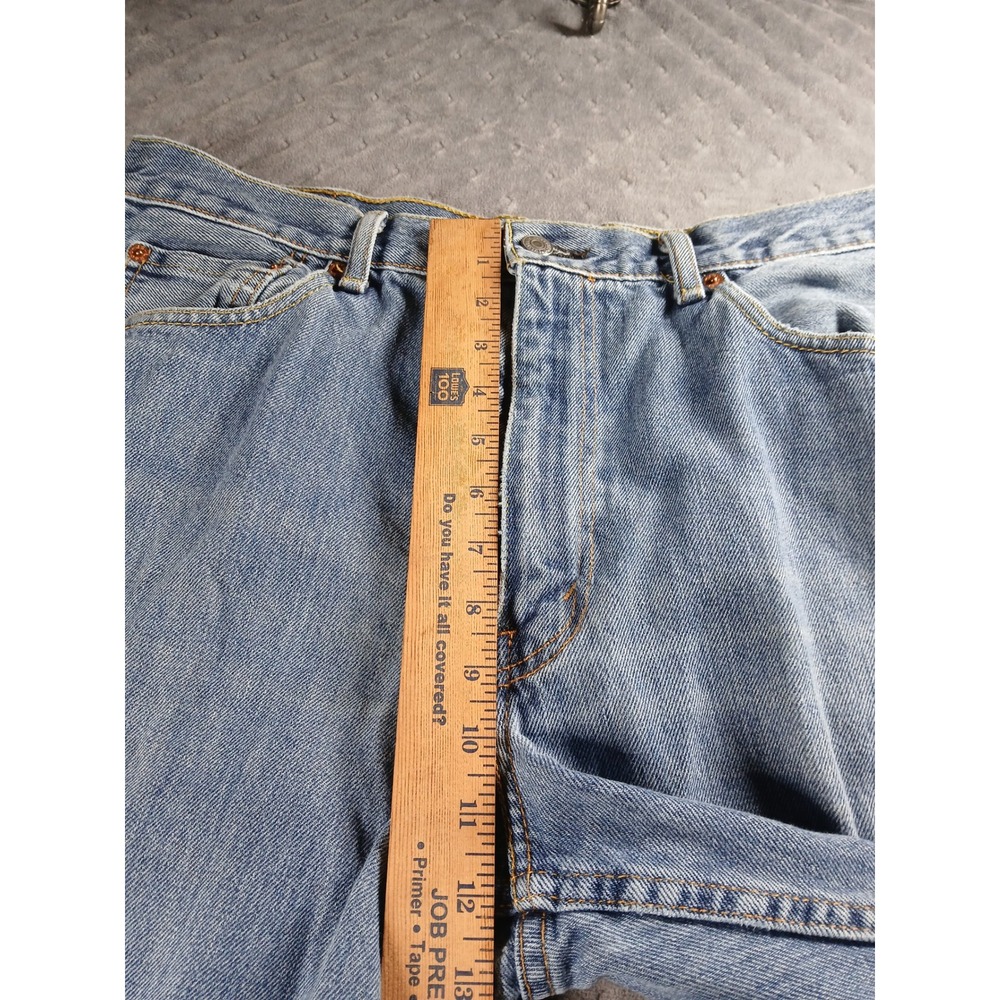 🔥 CLASSIC Levi's 550 Relaxed Fit Jeans Men's 36x32 Medium Wash Tapered Denim! - Picture 3 of 11